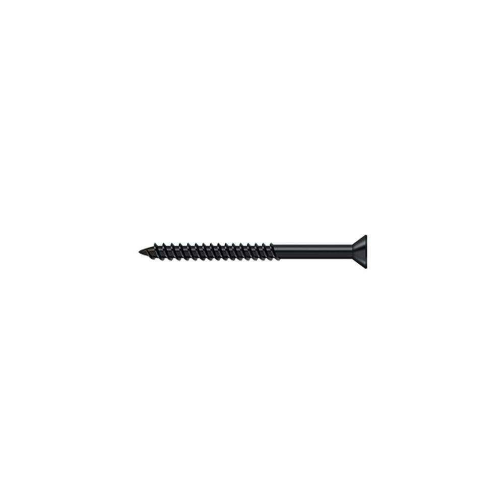 Deltana SCWS1025U1B Wood Screw; ST; #10 x 2-1/2"; Paint Black Finish