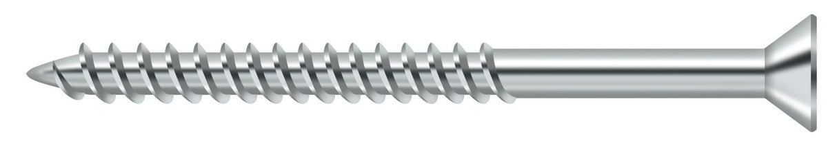 Deltana SCWS1025U26 Wood Screw; ST; #10 x 2-1/2"; Bright Chrome Finish