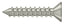 Deltana SCWS12125U15 Wood Screw; ST; #12 x 1-1/4"; Satin Nickel Finish