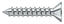 Deltana SCWS12125U26 Wood Screw; ST; #12 x 1-1/4"; Bright Chrome Finish
