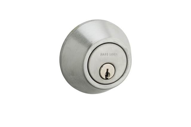 Safelock SD9100-26D Single Cylinder Deadbolt with 4AL Latch and RCS Strike Satin Chrome Finish