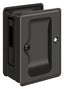 Deltana SDAR325U10B Heavy Duty Pocket Lock; Adjustable; 3-1/4" x 2 1/4" Sliding Door Receiver; Oil Rubbed Bronze Finish