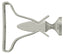 Deltana SDH193U15 Shutter Door Holder; 2-3/4"; Satin Nickel Finish