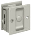 Deltana SDL25U15 Pocket Lock; 2-1/2" x 2-3/4" Privacy; Satin Nickel Finish