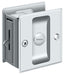 Deltana SDL25U26 Pocket Lock; 2-1/2" x 2-3/4" Privacy; Bright Chrome Finish