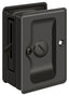 Deltana SDLA325U10B Heavy Duty Pocket Lock; Adjustable; 3-1/4" x 2 1/4" Privacy; Oil Rubbed Bronze Finish
