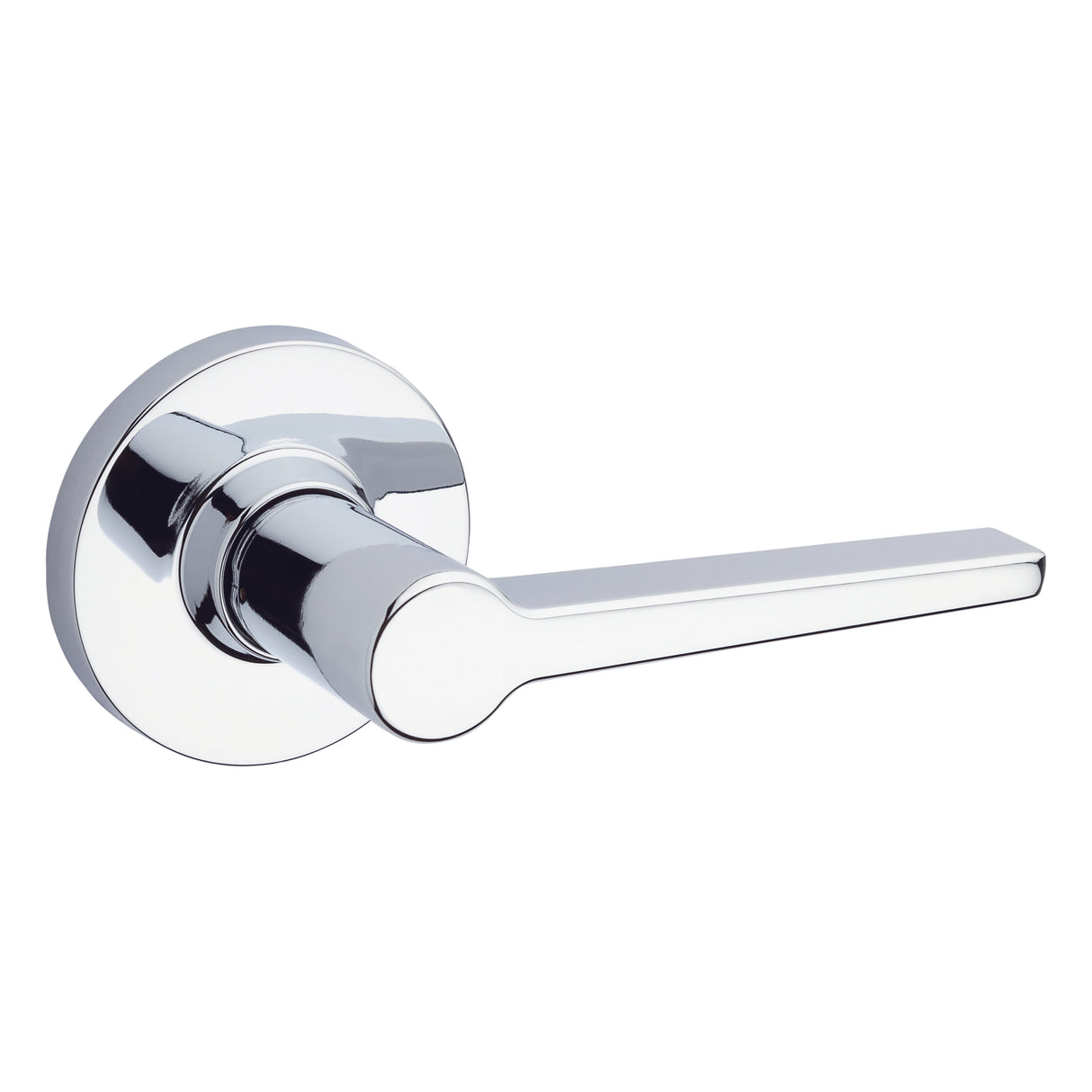 Safelock SL1000DALRDT-26 Daylon Lever with Round Rose Passage Lock with RCAL Latch and RCS Strike Bright Chrome Finish