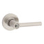 Safelock SL6000RELRDT-15 Reminy Lever Round Rose Push Button Entry Lock with RCAL Latch and RCS Strike Satin Nickel Finish