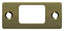 Deltana SP2753U5 Strike Plate; Deadbolt; 2-3/4" x 1-1/4"; Antique Brass Finish