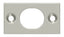 Deltana SP6FBU15 Strike Plate For 6" Flush Bolt; Satin Nickel Finish