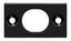 Deltana SP6FBU19 Strike Plate For 6" Flush Bolt; Black Finish