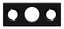 Deltana SP7FBR19 Strike Plate For 7" Flush Bolt; Black Finish