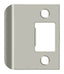 Deltana SPE200U15 Extended Lip Strike Plate; 2" Overall; Satin Nickel Finish