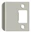 Deltana SPE225U15 Extended Lip Strike Plate; 2-1/4" Overall; Satin Nickel Finish