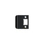 Deltana SPE225U19 Extended Lip Strike Plate; 2-1/4" Overall; Black Finish