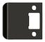 Deltana SPE250U10B Extended Lip Strike Plate; 2-1/2" Overall; Oil Rubbed Bronze Finish