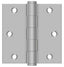Deltana SS33U32D 3" x 3" Square Hinge; Satin Stainless Steel Finish