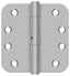 Deltana SS44R5U32D-RN 4" x 4" x 5/8" Radius Hinge; Satin Stainless Steel Finish