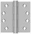 Deltana SS44U32D 4" x 4" Square Hinge; Satin Stainless Steel Finish