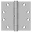 Deltana SS45NBU32D 4-1/2" x 4-1/2" Square Hinge; Satin Stainless Steel Finish