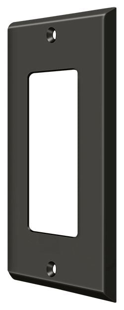 Deltana SWP4754U10B Switch Plate; Single Rocker; Oil Rubbed Bronze Finish