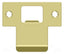 Deltana TSPE225U3 Extended T-Strike (2-3/4" x 2-1/4" ); Bright Brass Finish