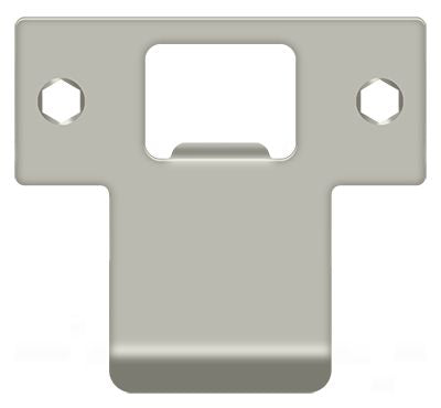 Deltana TSPE250U15 Extended T-Strike (2-3/4" x 2-1/2" ); Satin Nickel Finish