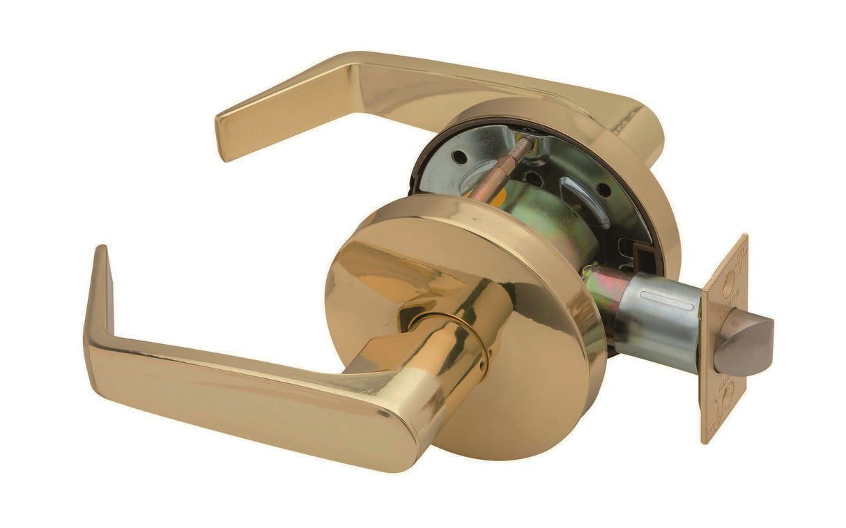 Falcon W101D606 W Series Passage Dane Lever Lock with 30206 Latch 30148 Strike Satin Brass Finish