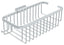 Deltana WBR1054HU26 Wire Basket; 10" Rect/Shampoo with Hook; Bright Chrome Finish