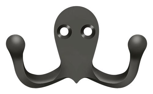 Deltana WDH15U10B Double Hook; Oil Rubbed Bronze Finish