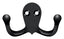 Deltana WDH15U19 Double Hook; Black Finish