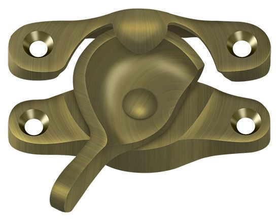 Deltana WL07U5 Window Sash Lock; 15/16" x 2-5/8"; Antique Brass Finish