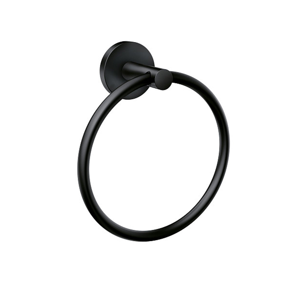 Moen Y5785BL Arlys Towel Ring Matte Black Finish