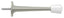 Deltana ZBDS30U15 3" Baseboard Door Bumper; Zinc Die-Cast; Satin Nickel Finish