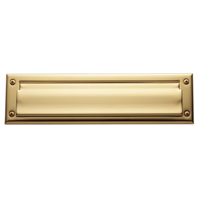 Baldwin 0012003 Letter Box Plate Lifetime Brass Finish