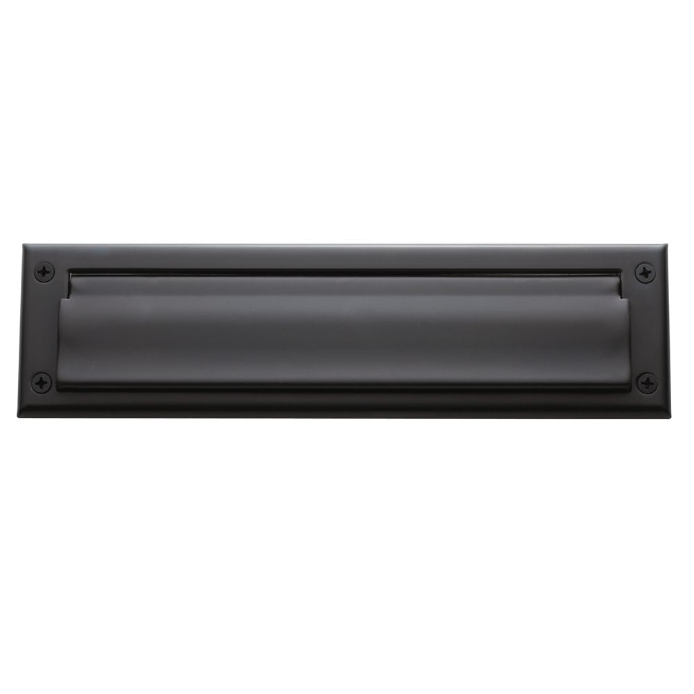 Baldwin 0012102 Letter Box Plate Oil Rubbed Bronze Finish