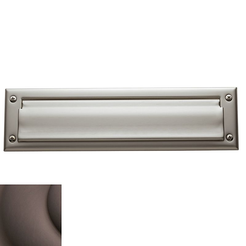 Baldwin 0012112 Letter Box Plate Venetian Bronze Finish