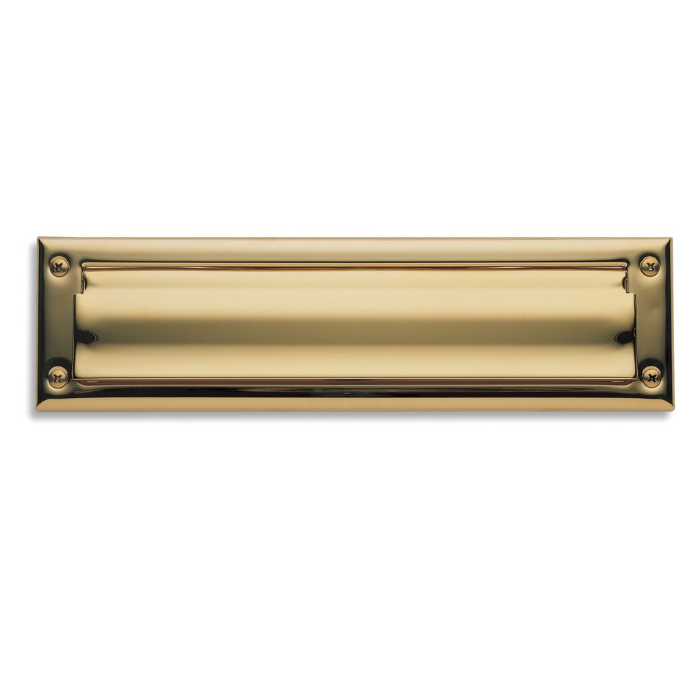 Baldwin 0014003 Letter Box Plate Lifetime Brass Finish