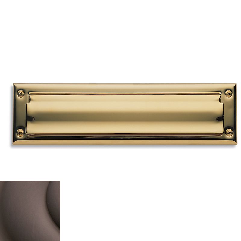 Baldwin 0014112 Letter Box Plate Venetian Bronze Finish