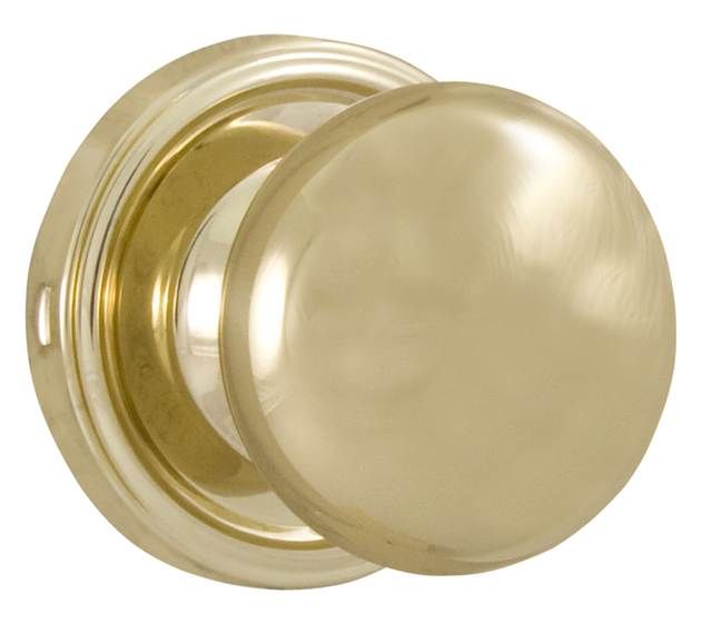 Weslock 00600I3I3SL20 Impresa Passage Lock with Adjustable Latch and Full Lip Strike Bright Brass Finish