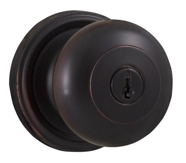 Weslock 00640I1I1SL23 Impresa Entry Lock with Adjustable Latch and Full Lip Strike Oil Rubbed Bronze Finish