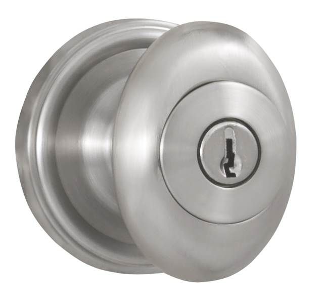 Weslock 00640JNJNSL23 Julienne Entry Lock with Adjustable Latch and Full Lip Strike Satin Nickel Finish