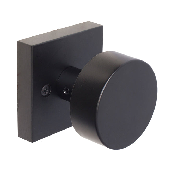 Weslock 0070542--0020 Mesa Knob Half Dummy Lock Matte Black Finish