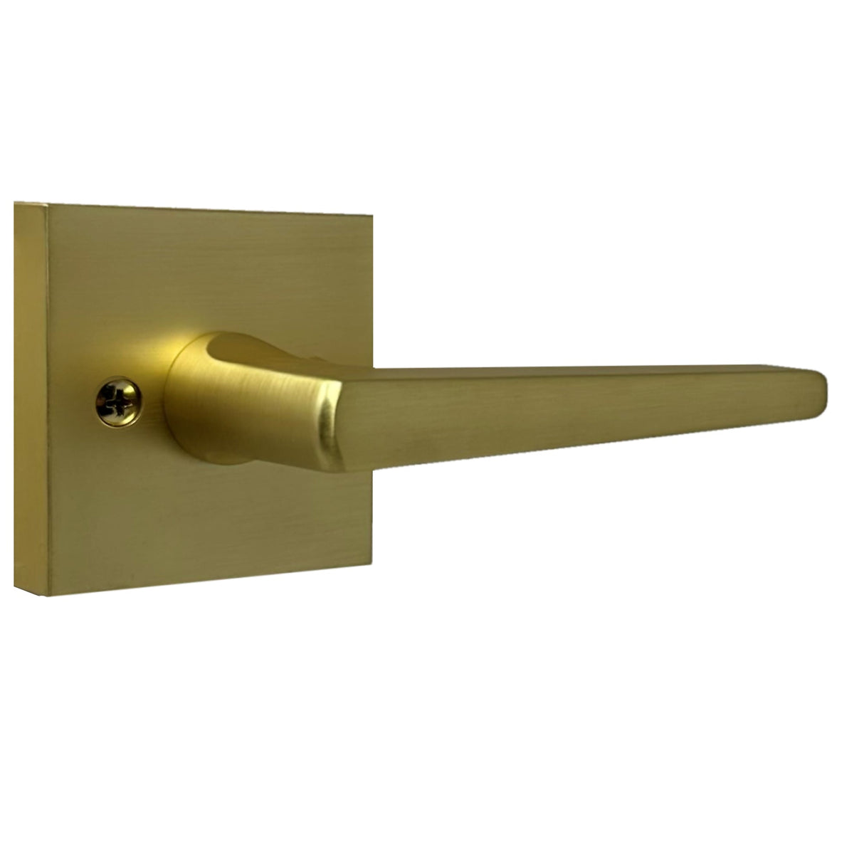 Weslock 0070574--0020 Philtower Lever Half Dummy Lock Satin Brass Finish