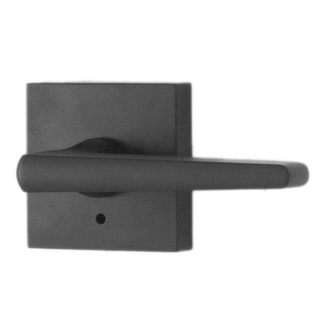 Weslock 007107272FR20 Philtower Privacy Lock with Adjustable Latch and Full Lip Strike Matte Black Finish
