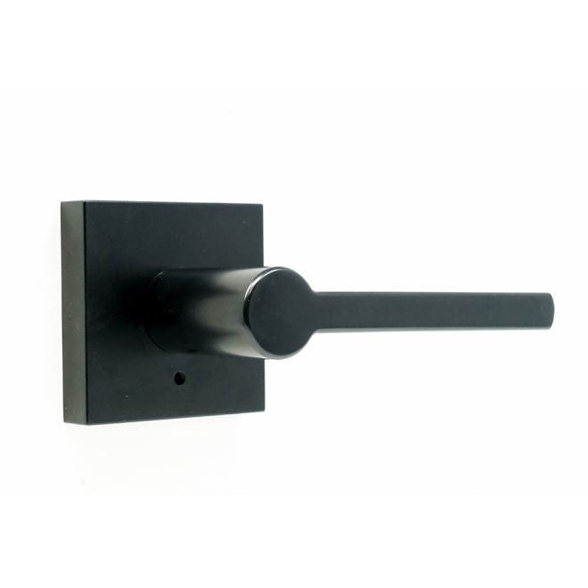 Weslock 007109292FR20 Brady Lever Privacy Lock with Adjustable Latch and Full Lip Strike Matte Black Finish