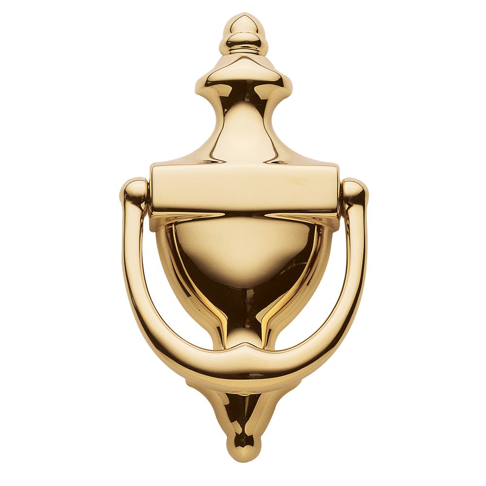 Baldwin 0102003 Door Knocker Lifetime Brass Finish