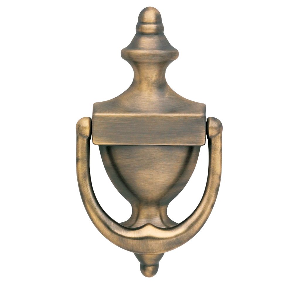Baldwin 0102050 Door Knocker Antique Brass Finish - Baldwin Quickship Item *