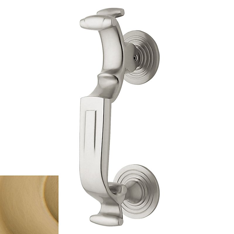 Baldwin 0113033 S-Shaped Door Knocker Vintage Brass Finish