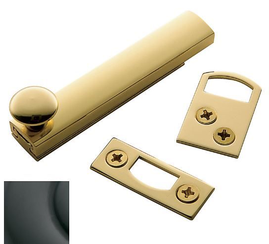 Baldwin 0321102 3" Surface Bolt Oil Rubbed Bronze Finish